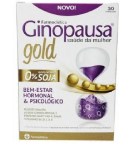 Ginopausa Gold - 30 Cápsulas - Farmodietica